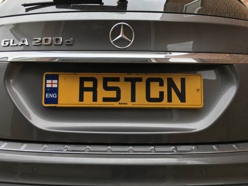 1998 'Aston' reg number for sale £7000.00 For Sale