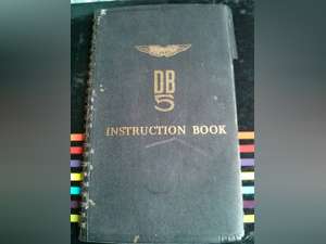 1965 DB5 4litre instruction book - original’65 REDUCED For Sale (picture 1 of 5)