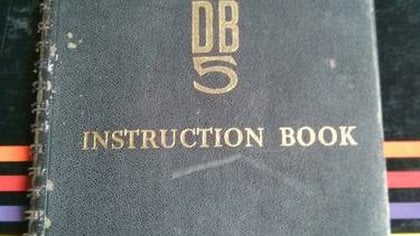 DB5 4litre instruction book - original’65 REDUCED