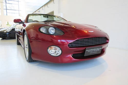 1999 beautiful DB7 Volant in Rannoch Red with only 14,000 kms VENDUTO