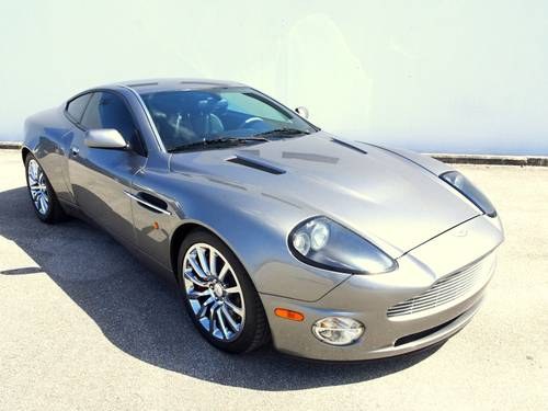 2003 Aston Martin V12 Vanquish Coupe = Silver 25k miles $67. For Sale