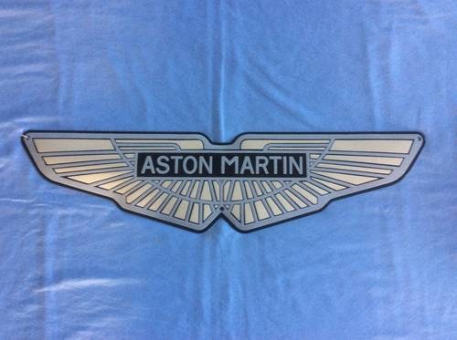 Aston Martin wings metal wall sign For Sale