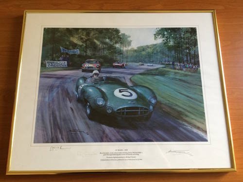 Le Mans 1959 signed by Sir David Brown-Salvadori VENDUTO