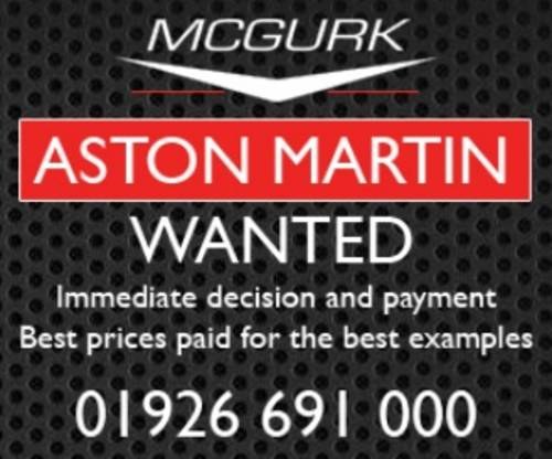 Aston Martin WANTED For Sale