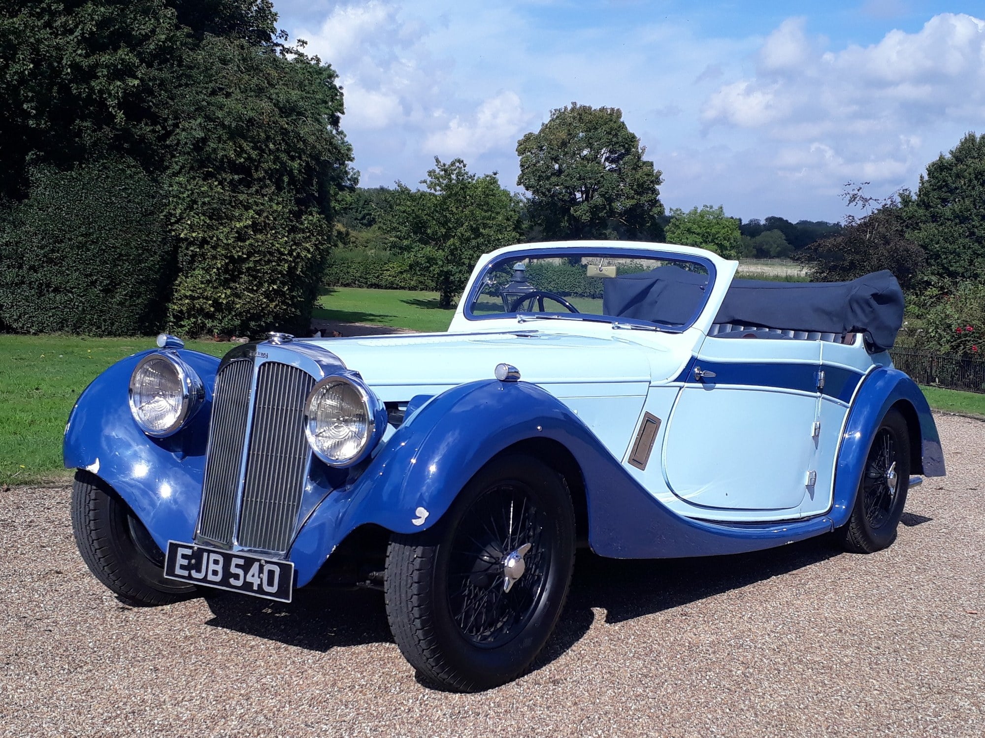 Atalanta 4.3 Lincoln V12 4 Seat Abbott Drophead Coupe 1938, foto 1