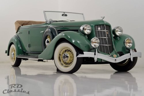 1935 Auburn 851 Dual-Ratio Phaeton / Top Restauriert! For Sale