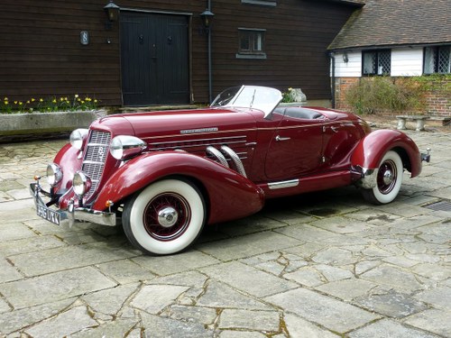 1936 RHD Auburn 851 Supercharged Boat Tail Speedster For Sale
