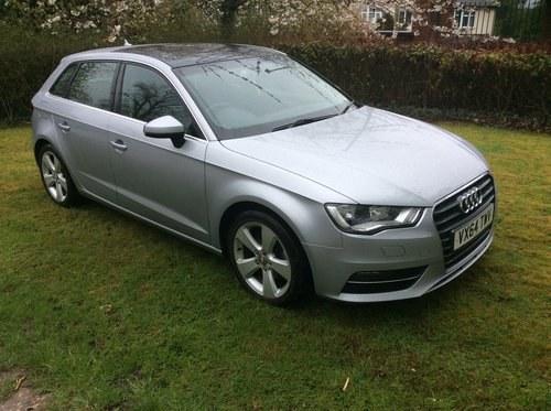 2014 A3 1.6 TDI Sport 5 Dr ,Sunroof, Towbar , one owner For Sale