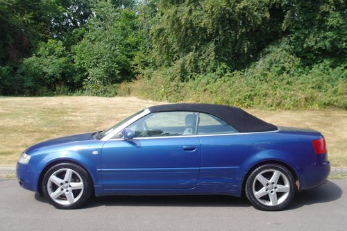 AUDI A4 SPORT V6..CONVERTIBLE.. LOW MILES.. BARGAIN TO CLEAR For Sale