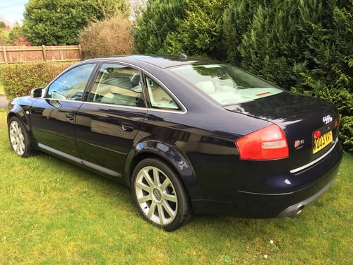 2003 AUDI S6 SALOON,ONE PREVIOUS OWNER,LOW MILEAGE. SOLD