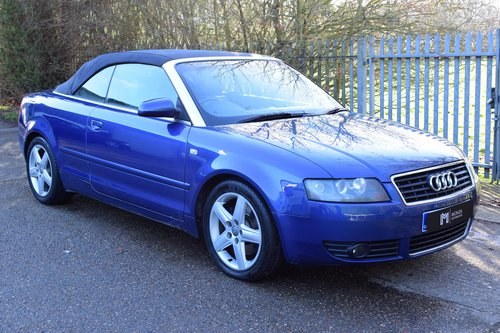 Audi A4 2.4 Sport Cabriolet 2dr 2004 - Full Leather + FSH For Sale