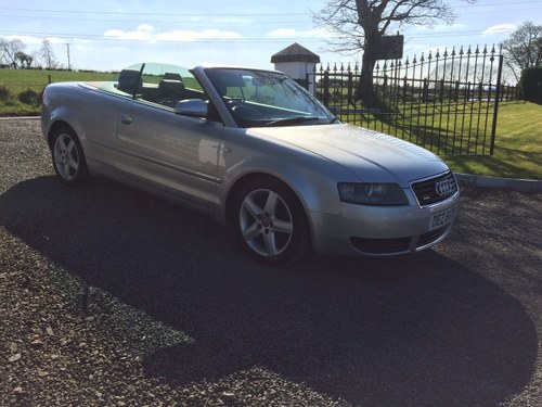 2000 2004 Audi A4 Convertable SOLD