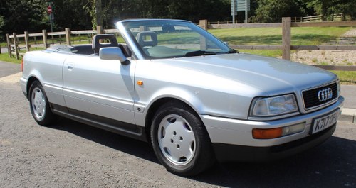 1993 Audi 80 2.3 Manual  Four Seat Cabriolet  , 79,000 miles In vendita