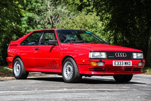 1988 Audi UR Quattro (WR) - Just £20,000 - £25,000 For Sale by Auction