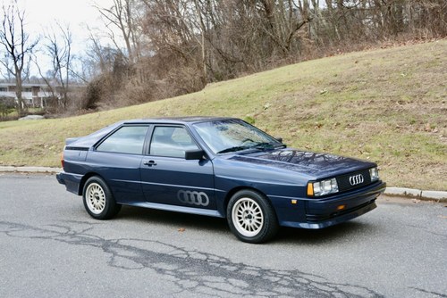 1985 Audi UR quattro Coupe Manual Rare 1 of 73 + Blue $55.9k For Sale
