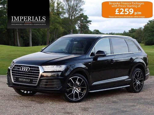 2017 Audi Q7 3.0 TDI QUATTRO S LINE 280 BHP VAT Q AUTO 38,948 For Sale