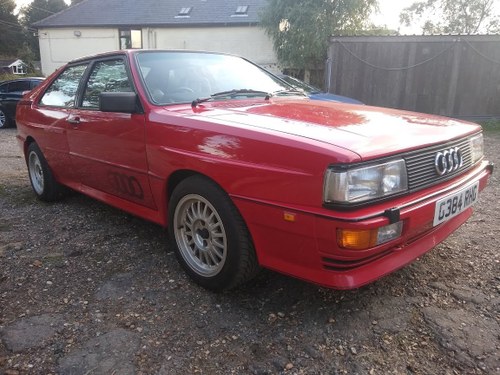 1990 Audi UR RR 20V Quattro for auction 29th/30th October For Sale by Auction