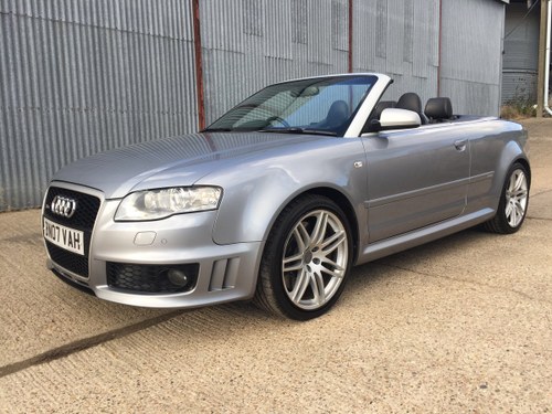 Stunning 2007 Audi RS4 Cabriolet, 54,864 miles. SOLD
