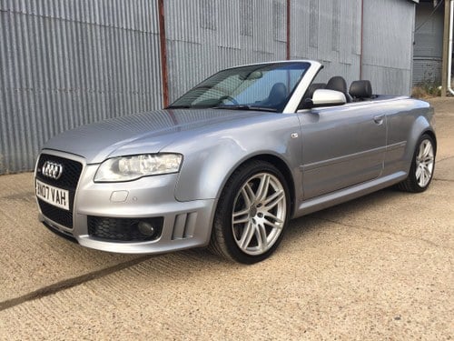 Stunning 2007 Audi RS4 Cabriolet, 54,864 miles. VERKOCHT