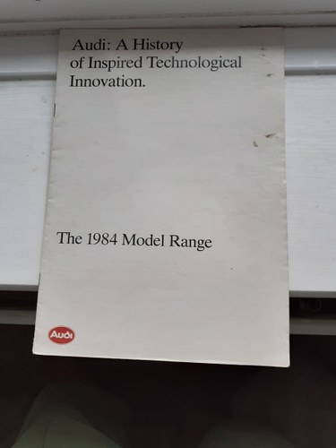 1984 model year brochure For Sale
