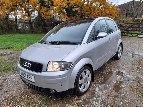 2001 rare version of the Audi A2  1.4tdi 5 speed manual For Sale
