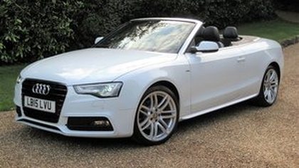 Audi A5 2.0 TDI S Line Auto Cabriolet With 1 Lady Owner