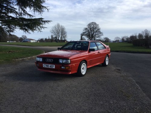 1985 Audi Quattro Turbo 10v - Guided Just £18000 - £22000 For Sale by Auction