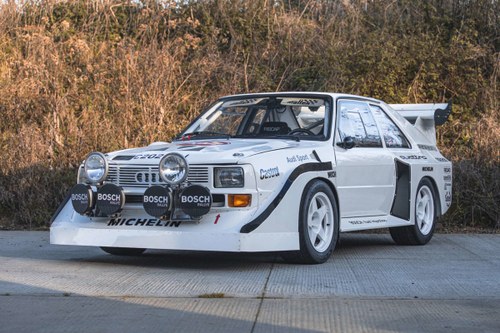 1985 Audi Sport Quattro S1 E2 - Hannu Mikkola Olympus Rally Zu verkaufen durch Auktion