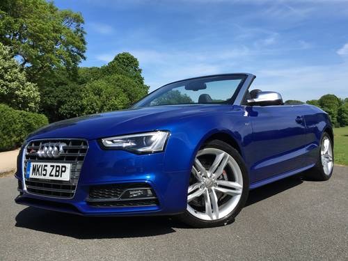2015 Audi S5 Convertible S-Tronic - 12,700 MILES For Sale