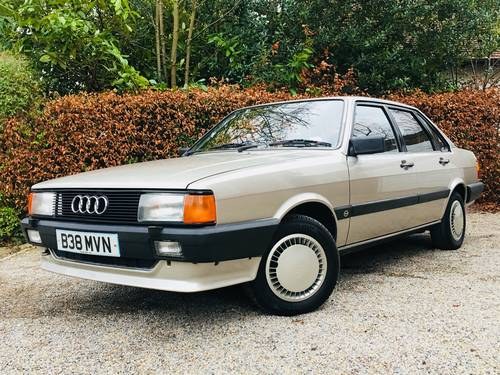 1984 AUDI 80 1.8 GL - 1 OWNER FROM NEW - 78K MILES VENDIDO