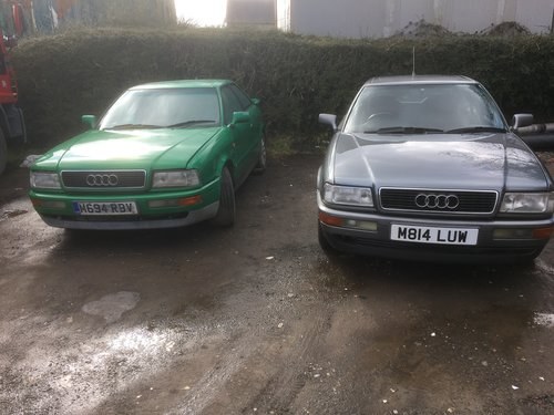 1994 2 x audi 80 coupe For Sale