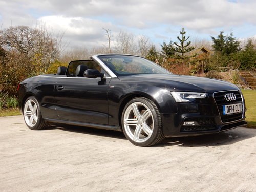 2014 AUDI A5 S LINE SPECIAL EDITION TDI CVT CABRIOLET 1986cc  For Sale