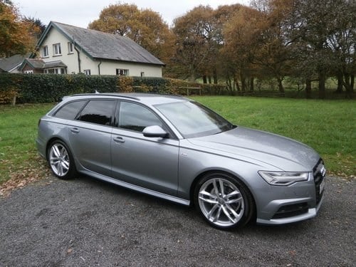 2017 AUDI A6 AVANT BLACK EDITION GREY 12K MEGA SPEC MINT! VERKAUFT