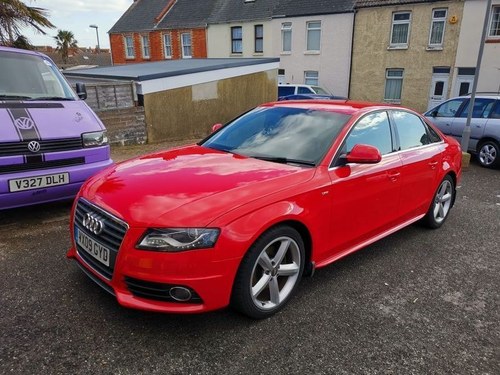 2009 Audi A4 2.0L TDI S-Line In Red For Sale