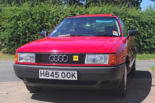 1991 Manual Audi 80 1.8 S which has only covered only 54k miles In vendita