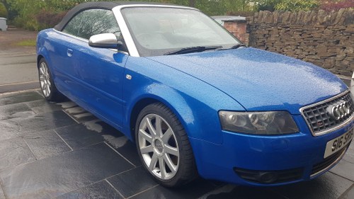 2004 Low miles S4 Cabrio, FSH, last owner 15 years, Superb! SOLD