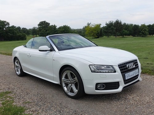 2010/10 Audi A5 S Line TFSI 2.0 Convertible - 5,674 mls only In vendita