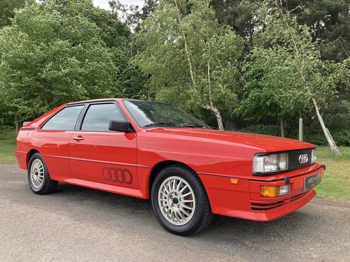 1983 Audi UR Quattro 82/83 Early RHD, FSH, low miles, Exceptional For Sale