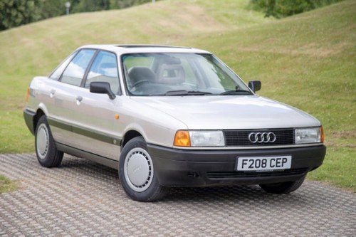 1989 Audi 80 S with only 32,800 and 1 former keeper VENDUTO