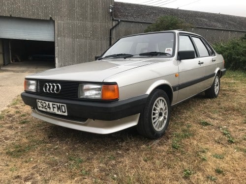 1986 Audi 80 Sport B2 1.8i. Zermatt Silver. 77k.Superb & original In vendita