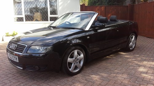 2003 Audi A4 Convertible Sport 2.4 12/10/2022 For Sale by Auction