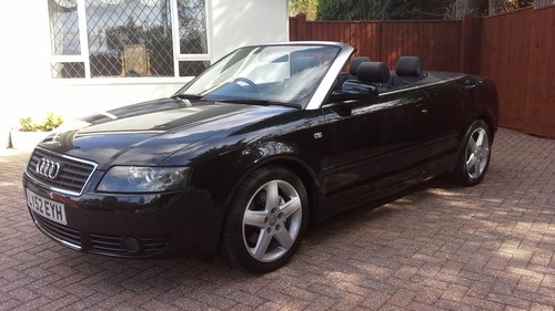2003 Audi A4 Convertible Sport 2.4 12/10/2022 Zu verkaufen durch Auktion