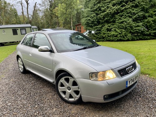 2001 MK1 AUDI A3 S3 Quattro 1.8T 225 3dr totally factory standard For Sale