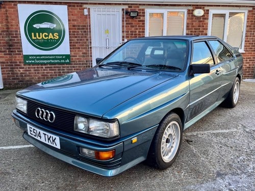1987 Audi Quattro B2 Coupe 2.2 WR - CONCISE HISTORY!! SOLD