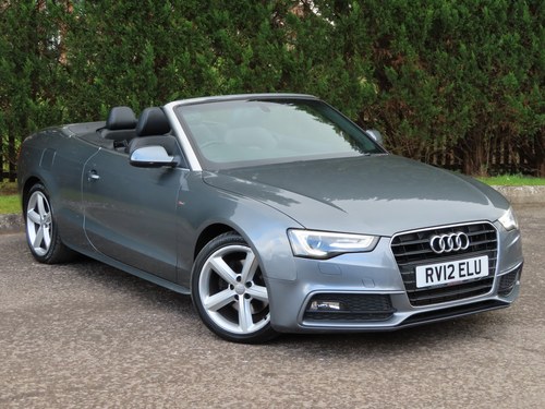 2012 Audi A5 Cabriolet 2.0TDI 177PS S Line Multitronic For Sale