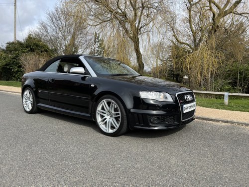 2008 Audi RS4 4.2 V8 Convertible ONLY 49000 MILES FROM NEW SOLD