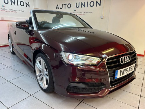 2015 AUDI A3 S-LINE BLACK EDITION CONVERTIBLE AUTOMATIC For Sale