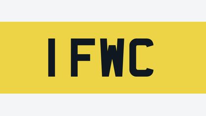 Picture of Audi Number Plate 1 FWC 