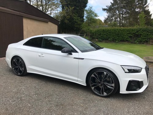 2022 AUDI A5 BLACK EDITION TDI WHITE JUST 3K SIMPLY STUNNING SÅLD