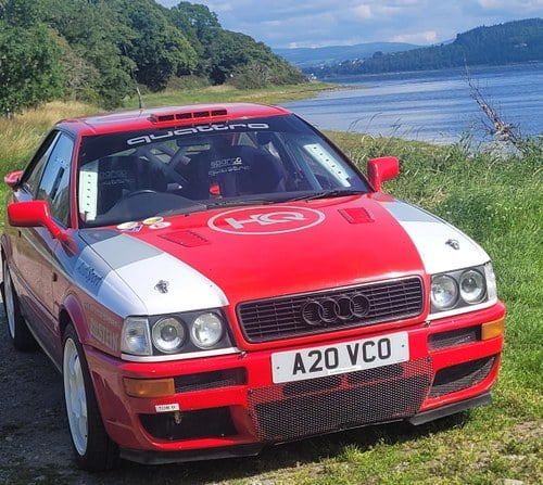 1990 Audi Coupe Quattro S2 tarmac rally car